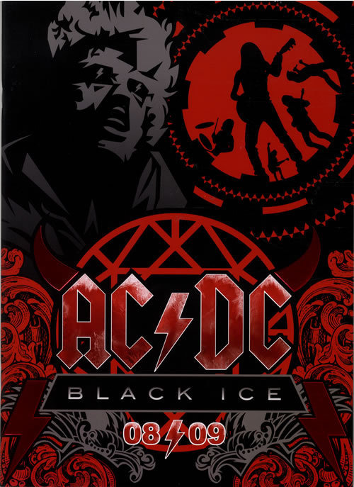 ミュージシャン 00's AC/DC BLACK ICE TOUR 08/09 AC/DC Black Ice 08/09 UK tour programme (477698) TOUR PROGRAMME